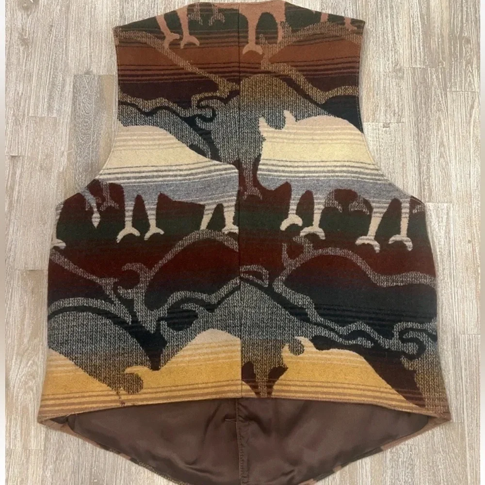 Pendleton vintage early 70s Tantanka vest extraordinary condition. Unisex. - Picture 3 of 15